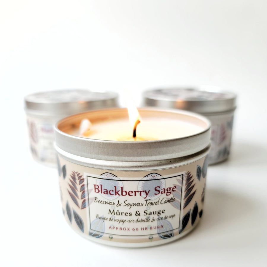 Blackberry Sage Candle-"IMPERFECT"