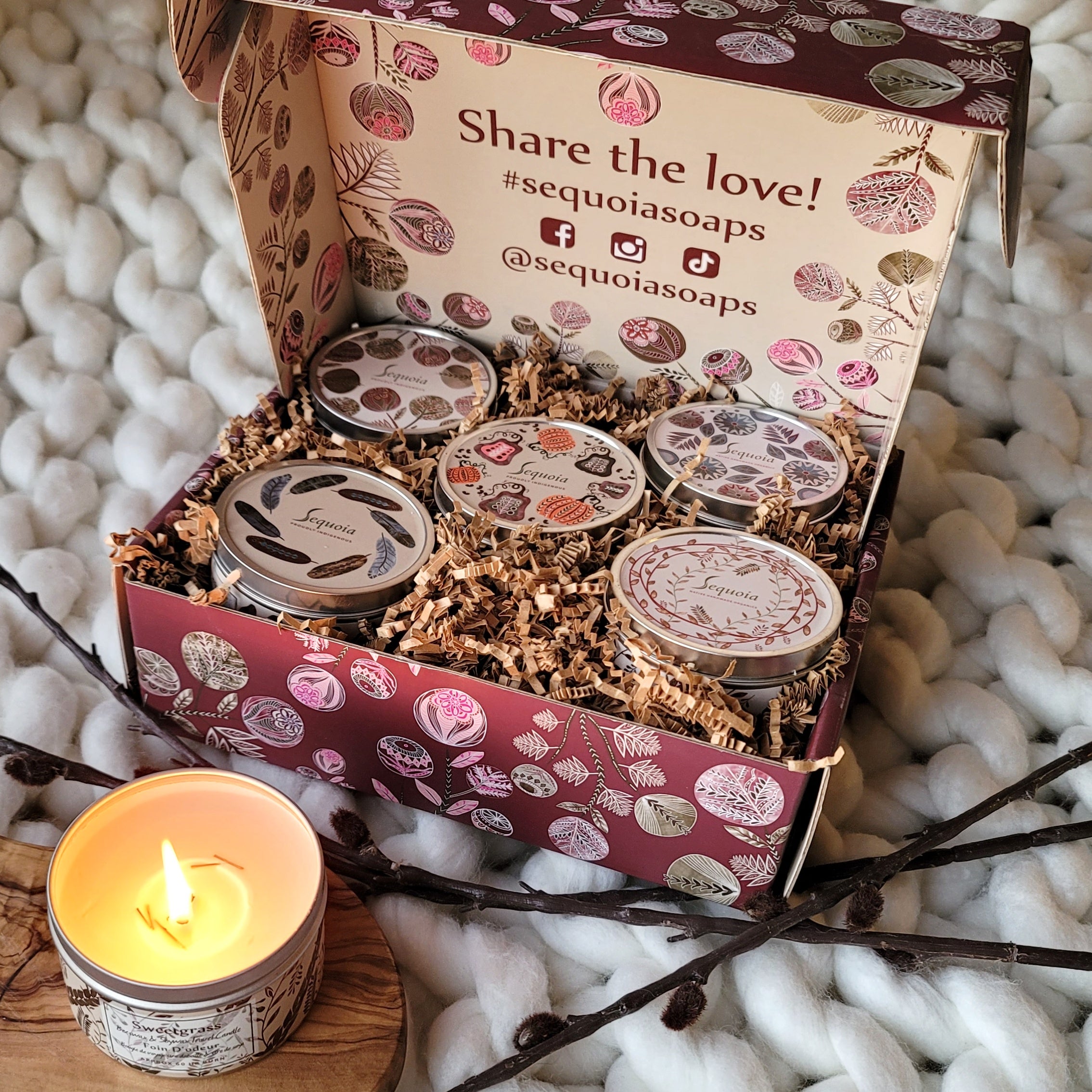 Five Candle Boxed Gift Set