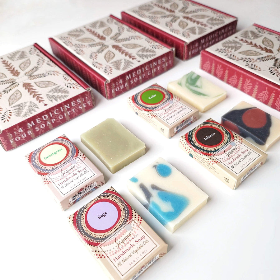 NEW!! Four Medicines Four Soap Gift Set