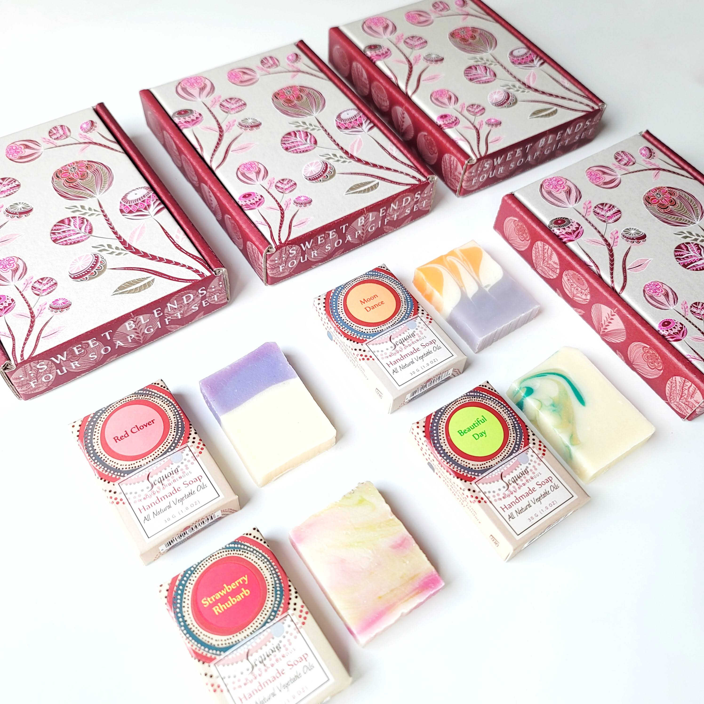 NEW!! Sweet Blends Four Soap Gift Set